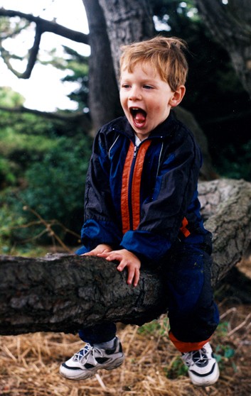 happy child laughing portaits photo family kid