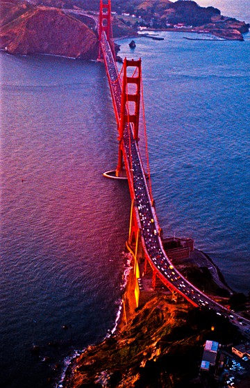 Crossing the Golden Gate Bridge